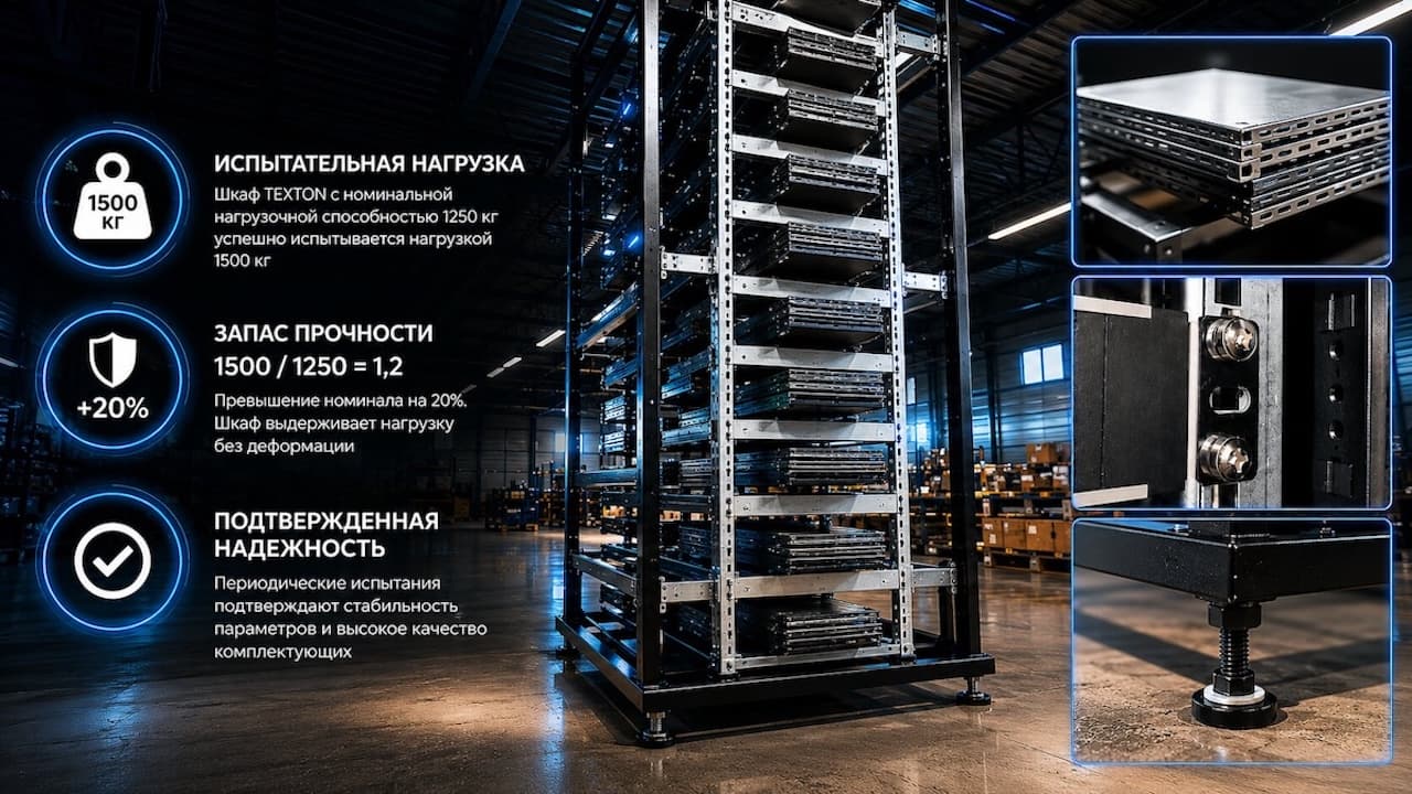 Испытания на прочность: как мы проверяем запас надежности шкафов TRITON