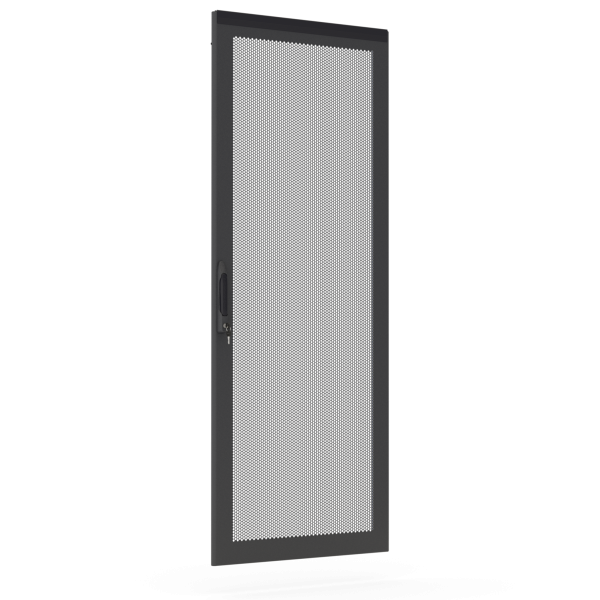 Перфорированная одинарная дверь для шкафа NX IT 1600х800 (ВхШ), IP20, RAL9005